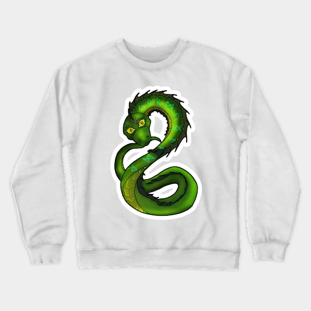 Jormungandr Crewneck Sweatshirt by FenrirStrange